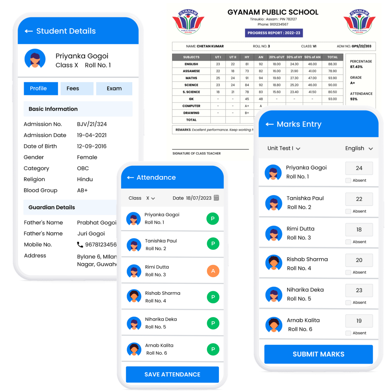 School Management Software Features for Principal and Teacher